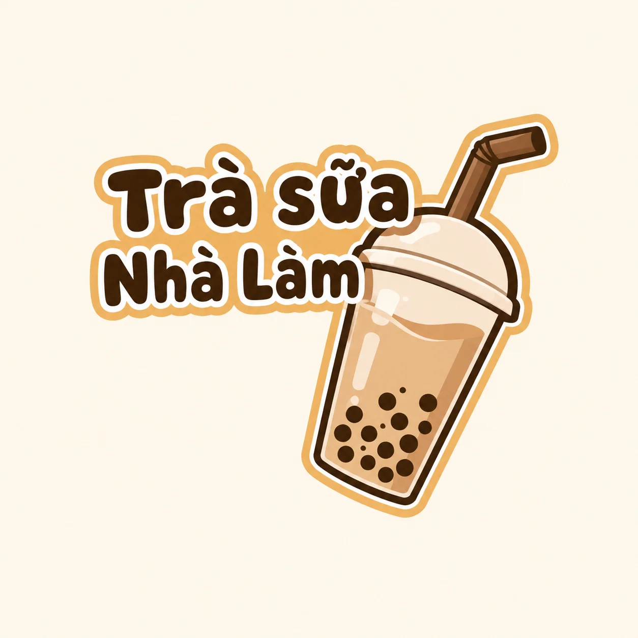 Mẫu tem trà sữa