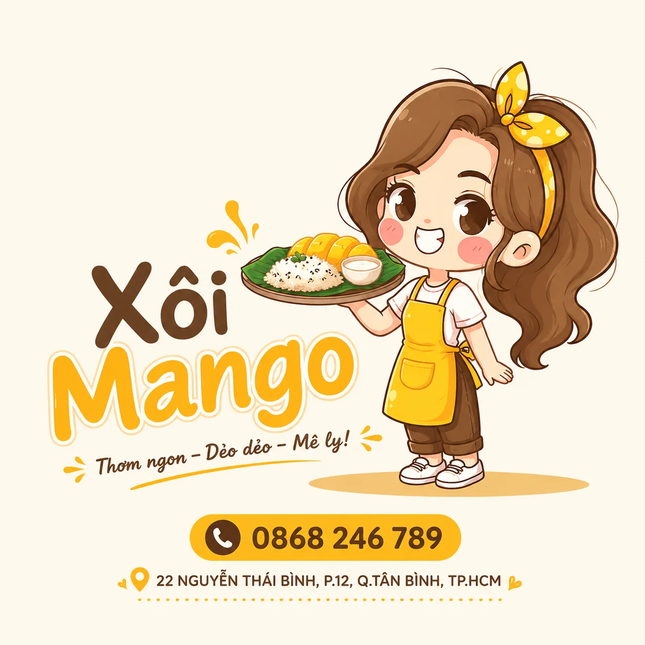 Mẫu tem xôi xoài