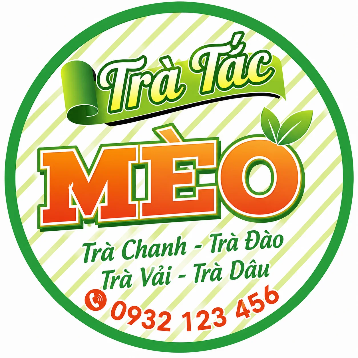 Tem trà tắc, trà sữa