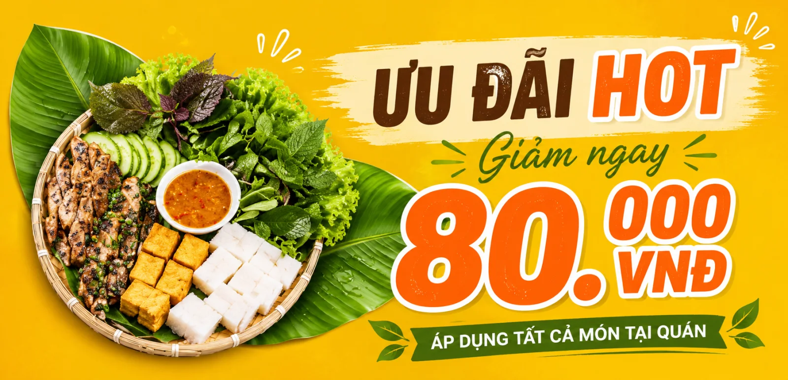Voucher quán ăn