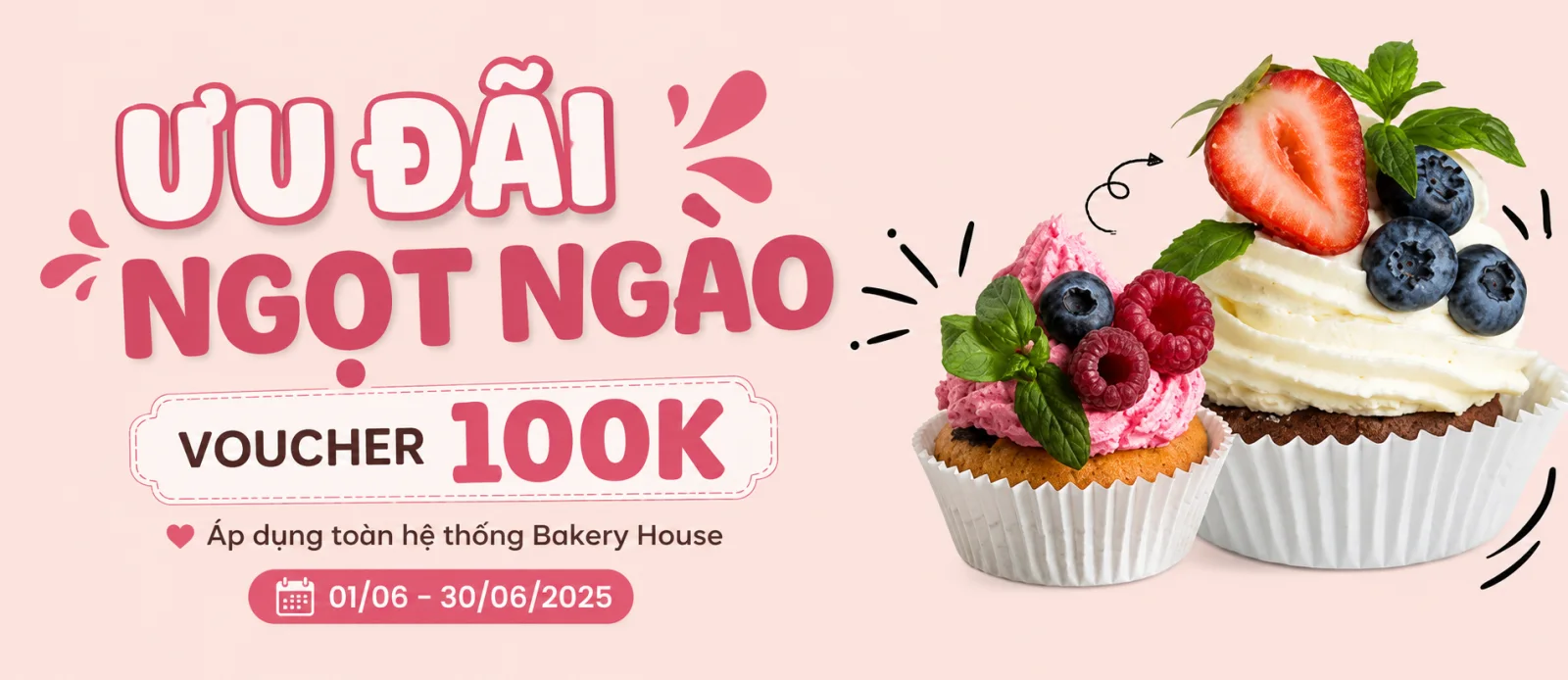 Voucher tiệm bánh